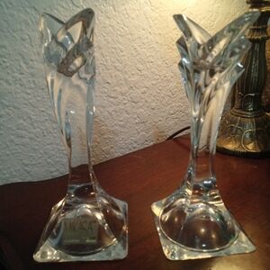 Mikasa Crystal Candle Holders